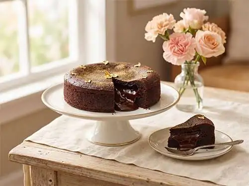 72%黑金生巧克力熔岩